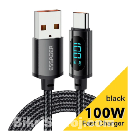 Essager USB Type C Cable For Super Charge 66W/100W